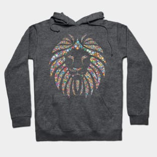 The colorful king of lion Hoodie